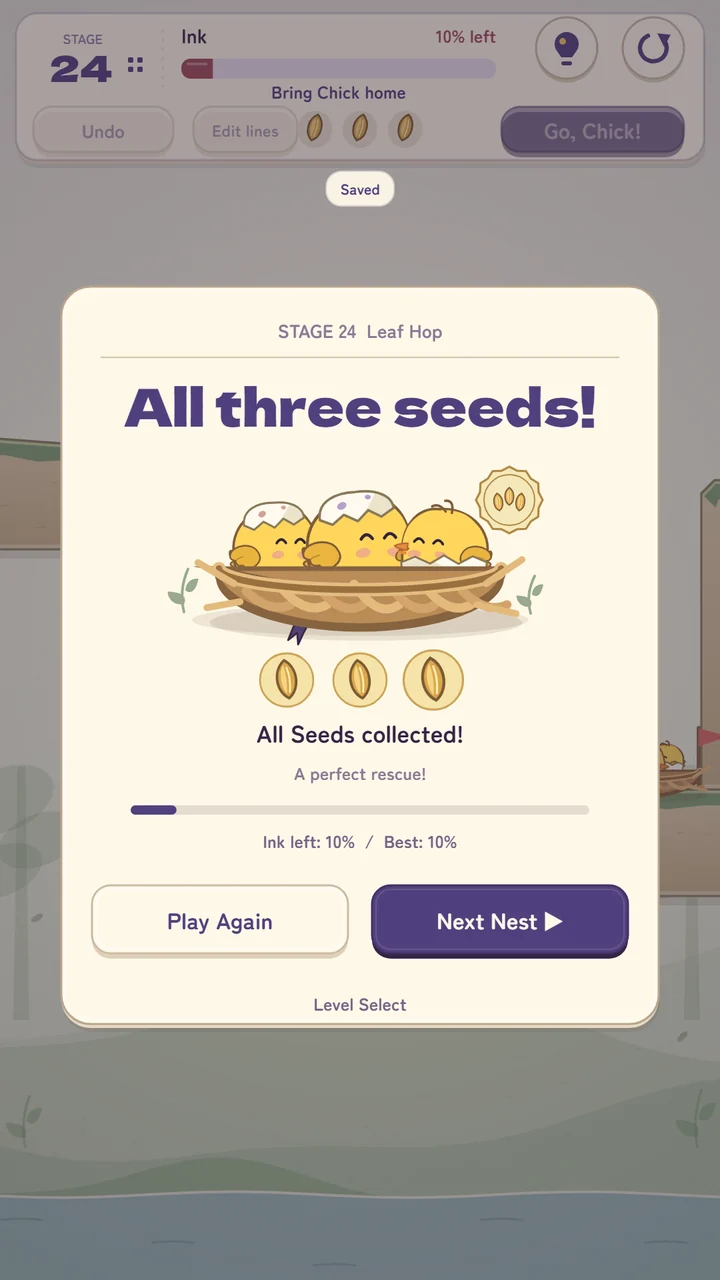 All three golden Seeds collected