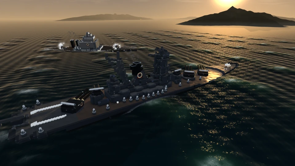 出る — 組んだ艦のまま、海へ